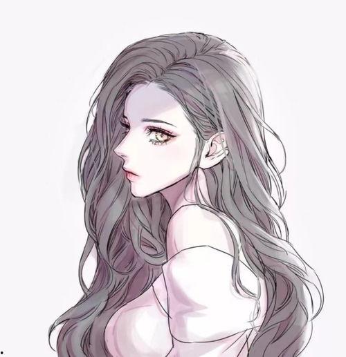 漫画女孩图片大全,描绘青春的灵动与梦幻